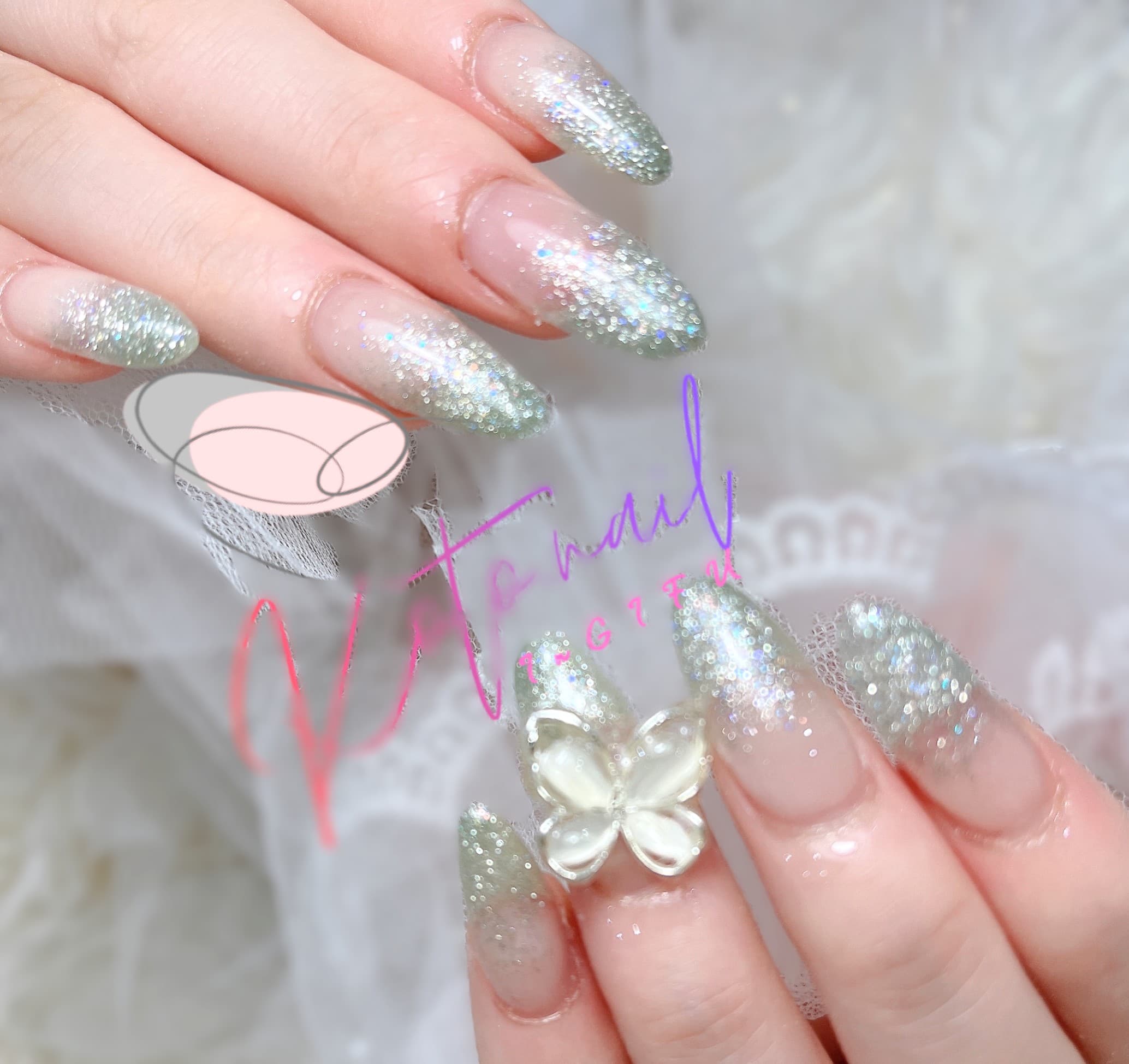 長さ出し10本(ワンカラー/ラメグラ/マグネット/フラッシュ)